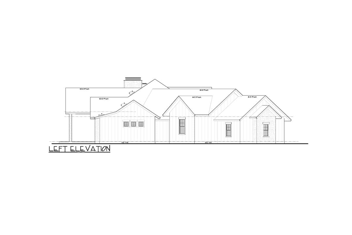 Plan 95246RW: Multi-Generational House Plan with 4-Car Angled Garage - 2998 Sq Ft - Image #4 - Craftsman, New American