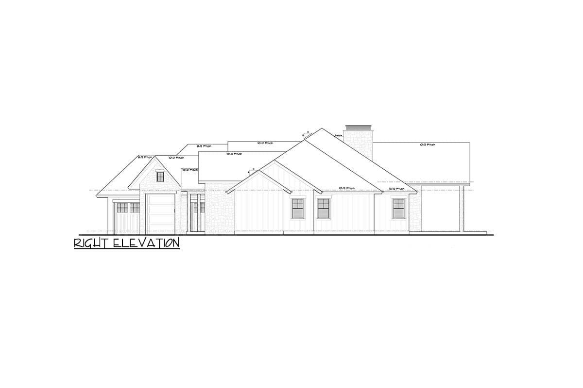 Plan 95246RW: Multi-Generational House Plan with 4-Car Angled Garage - 2998 Sq Ft - Image #6 - Craftsman, New American