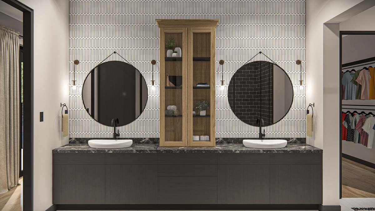 Plan 623331DJ: Contemporary Barndominium-Style House Plan with Angled Garage- 3333 Sq Ft - Image #14 - Barndominium, Contemporary