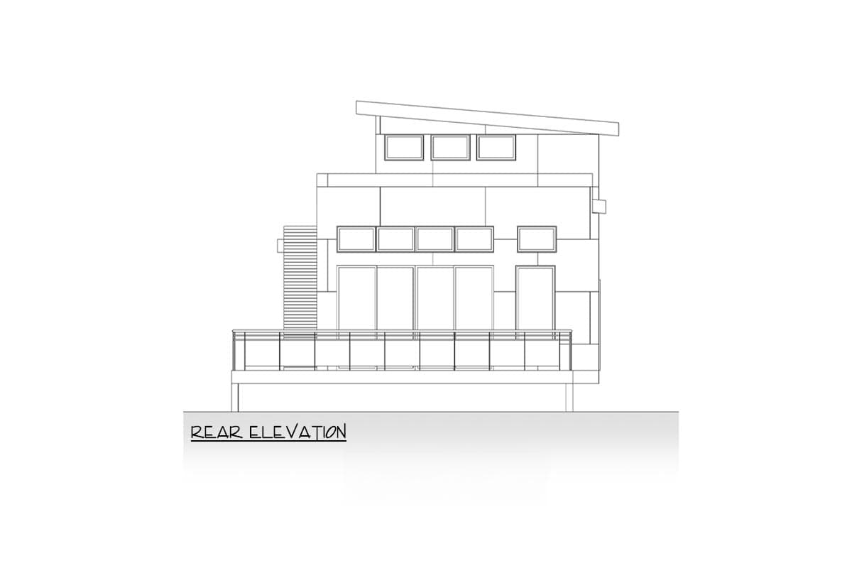 Plan 666260RAF: Modern House Plan Under 1000 Square Feet - Architectural Designs - Image #7 - Mid Century Modern, Modern, Northwest