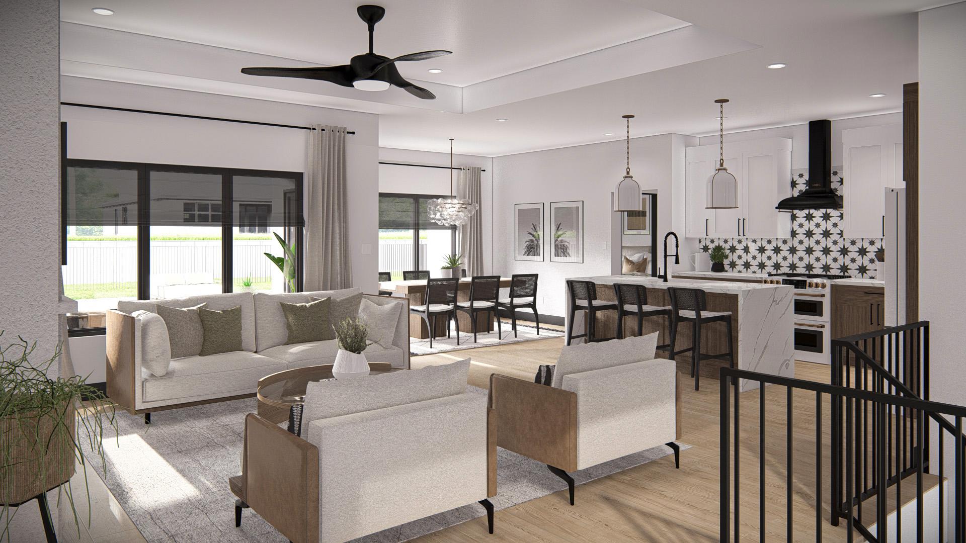 Plan 623334DJ: Modern Ranch-Style House Plan with Open Concept Main Area - 1810 Sq Ft - Image #10 - Ranch, Southwest, Transitional