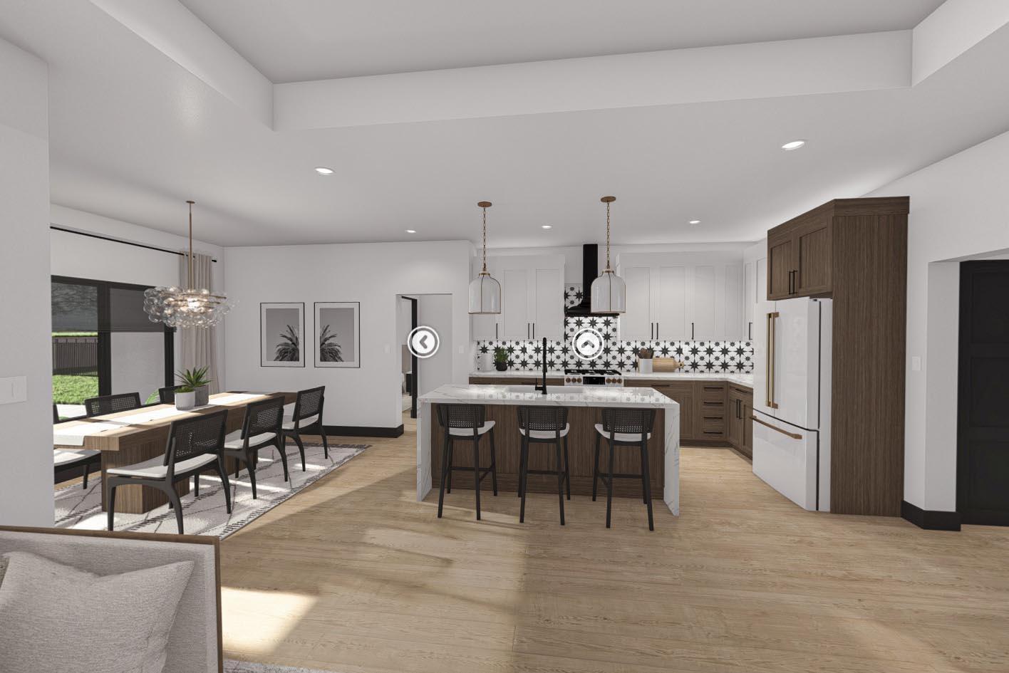 Plan 623334DJ: Modern Ranch-Style House Plan with Open Concept Main Area - 1810 Sq Ft - Virtual Tour Cover Image - Ranch, Southwest, Transitional