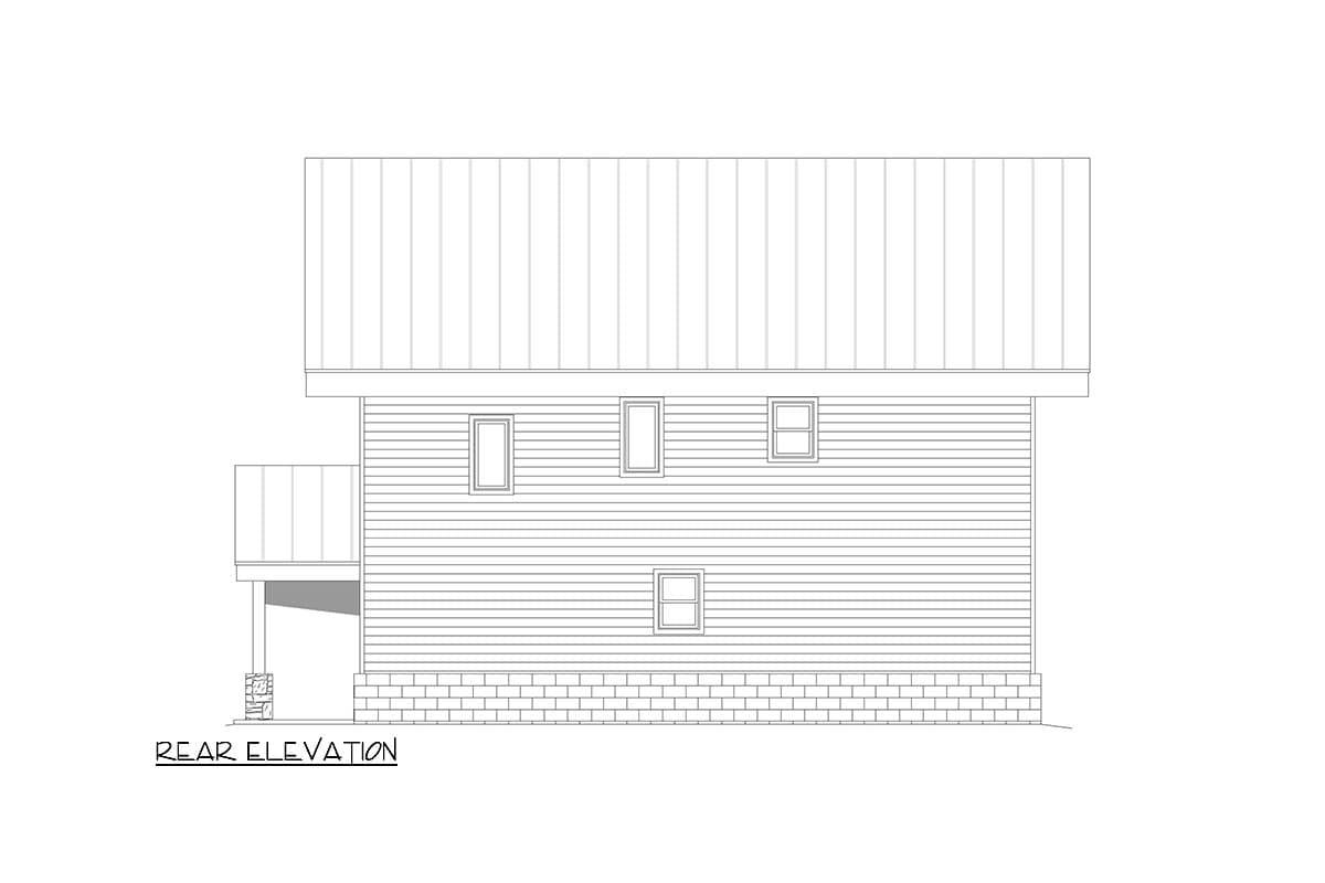 Plan 680291VR: Modern House Plan with Soaring Ceilings - 1773 Sq Ft - Image #30 - Ranch, Traditional