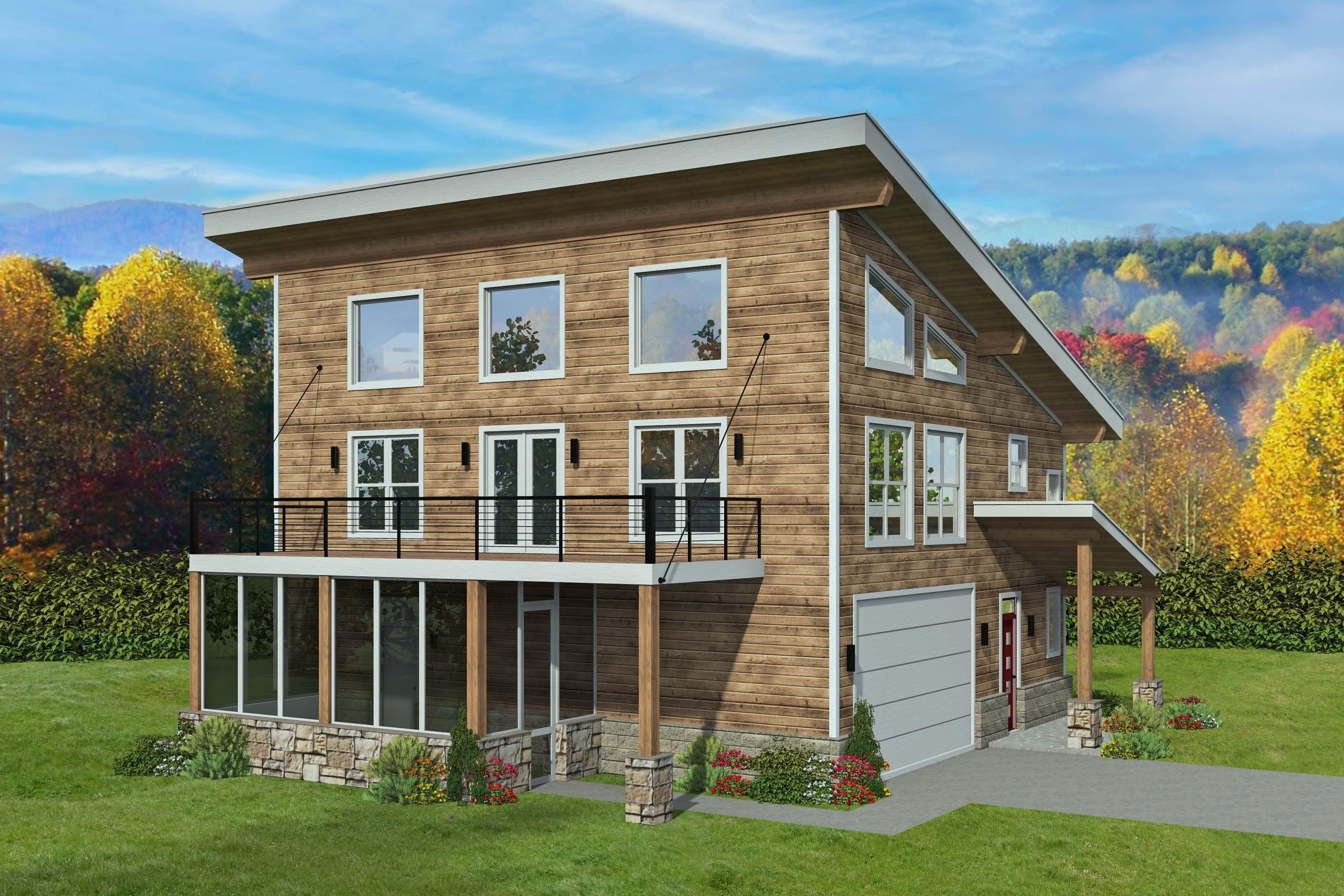 Plan 680291VR: Modern House Plan with Soaring Ceilings - 1773 Sq Ft - Image #27 - Ranch, Traditional