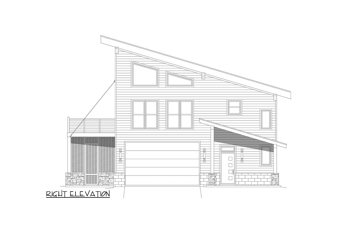 Plan 680291VR: Modern House Plan with Soaring Ceilings - 1773 Sq Ft - Image #31 - Ranch, Traditional