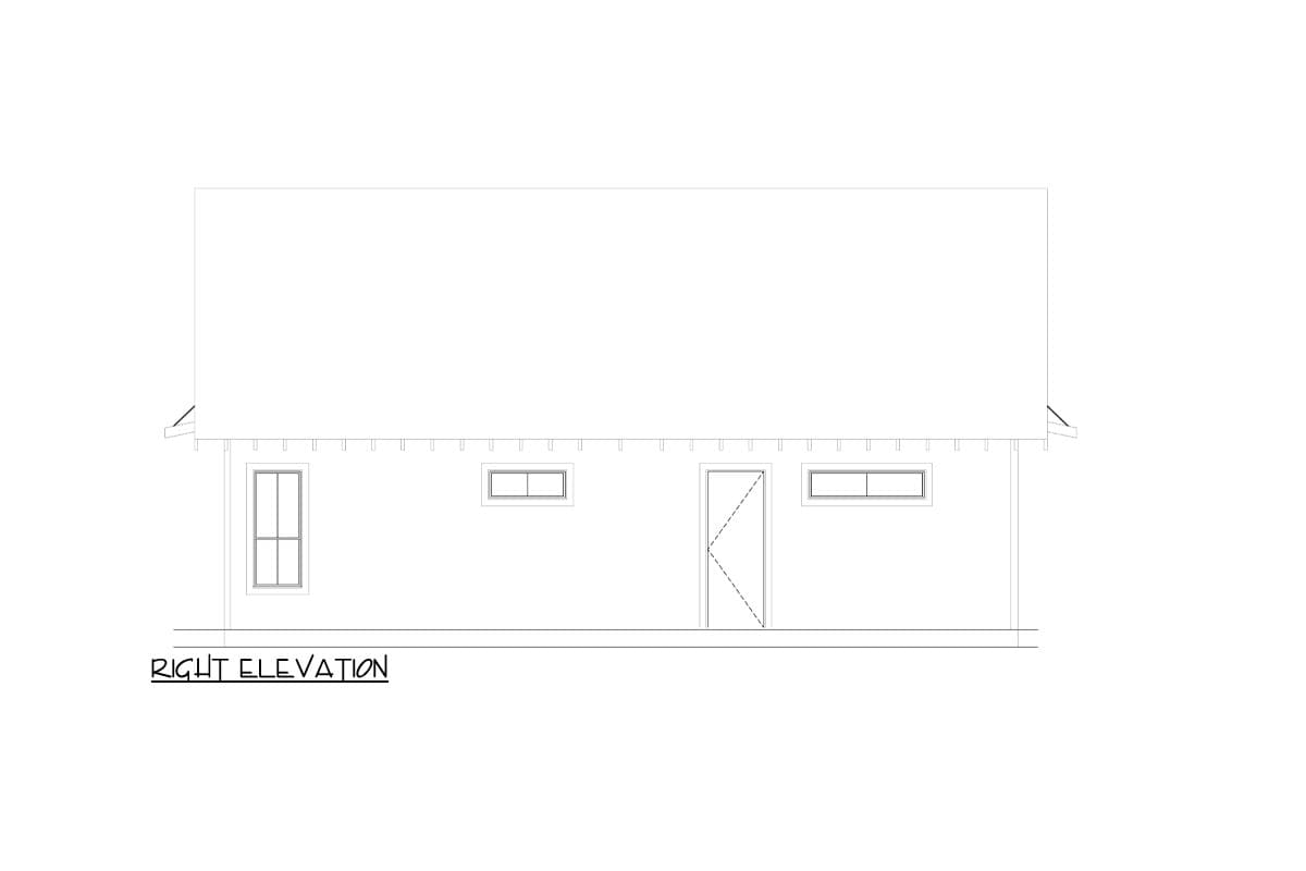 Plan 264080KMD: 2-Bed  Barn-Style Country Cottage House Plan with Dog Trot - 2017 Sq Ft - Image #9 - Barndominium, Cottage, Country, Rustic, Traditional