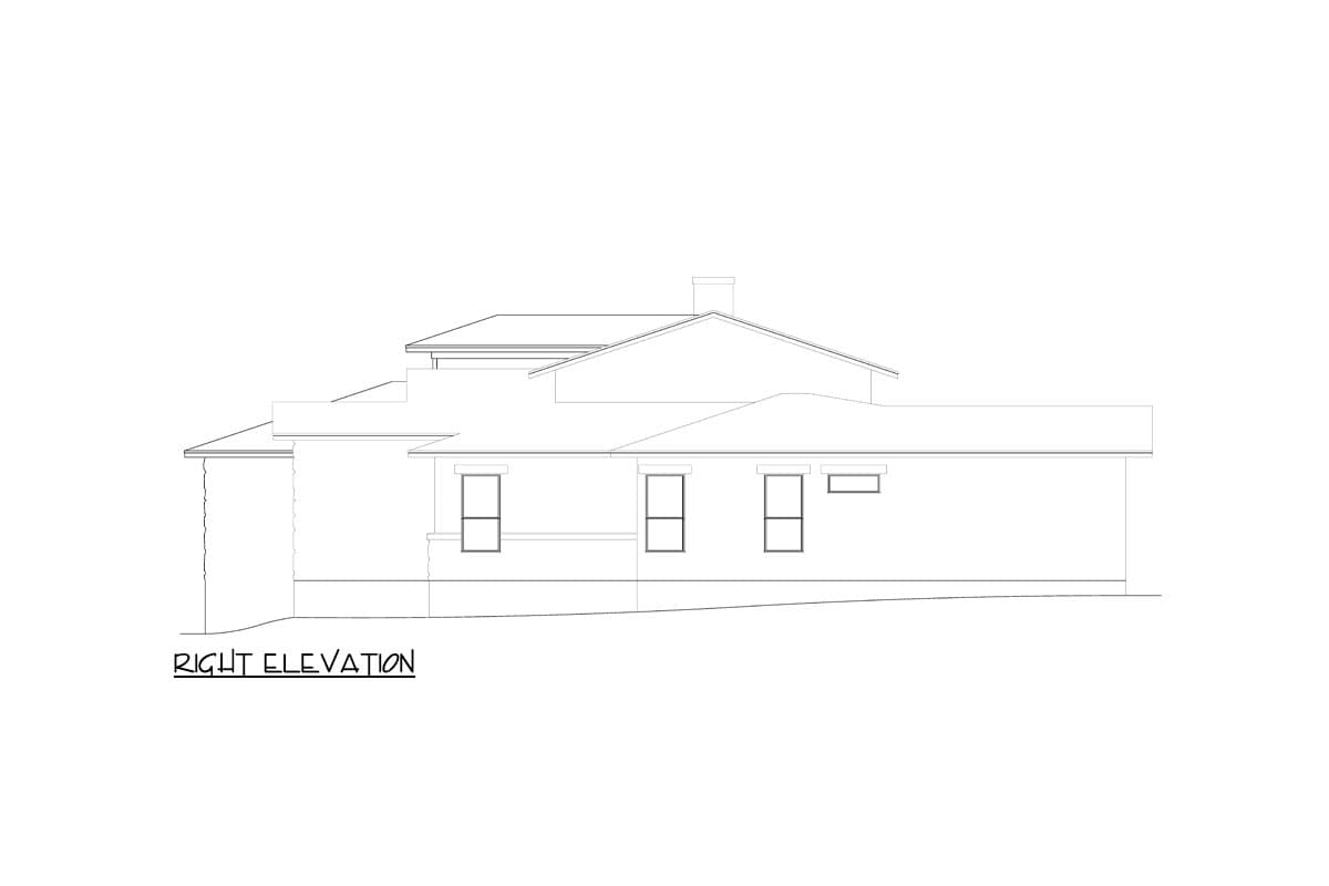Plan 264089KMD: 3 Bed 3 Bath 3 Car Hill Country House Plan - 3362 Sq Ft - Image #8 - Contemporary, Hill Country, Ranch