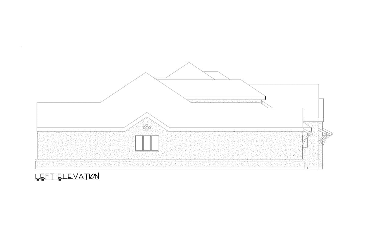 Plan 36699TX: Spanish Influenced House Plan with Courtyard, Game and Fitness Rooms - 3936 Sq Ft - Image #10 - European, Southwest, Spanish, Transitional