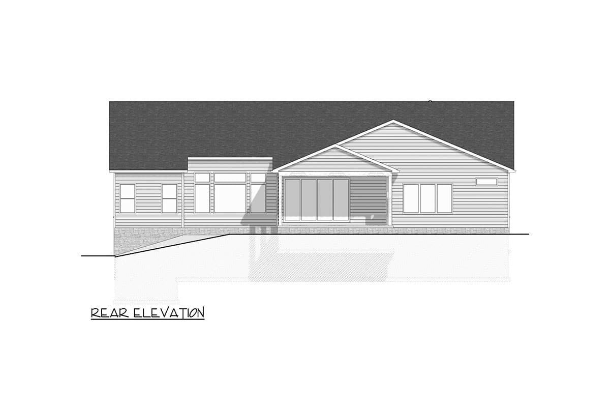 Plan 911038JVD: One-Story House Plan with 3-Car Garage - 2283 Sq Ft - Image #13 - Ranch, Traditional