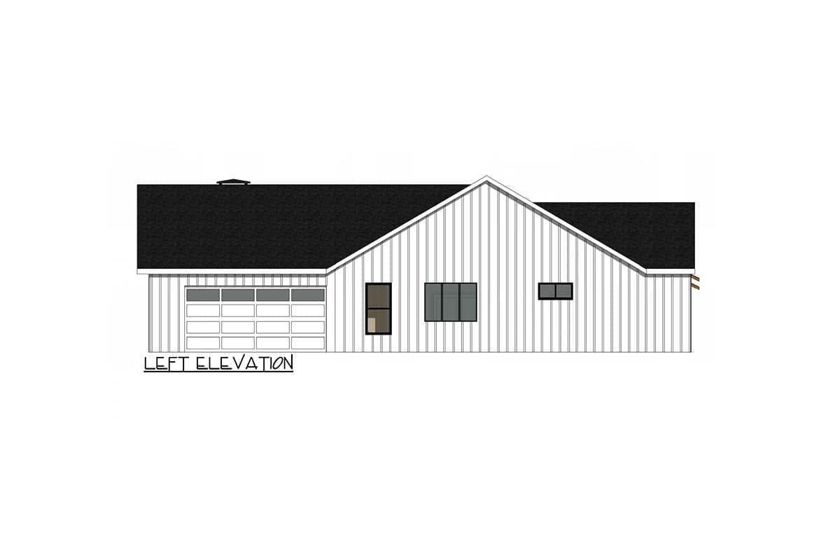 Plan 420133WNT: 2200 Square Foot New American House Plan with Flex Room - Image #5 - Country, Craftsman, Modern Farmhouse, New American