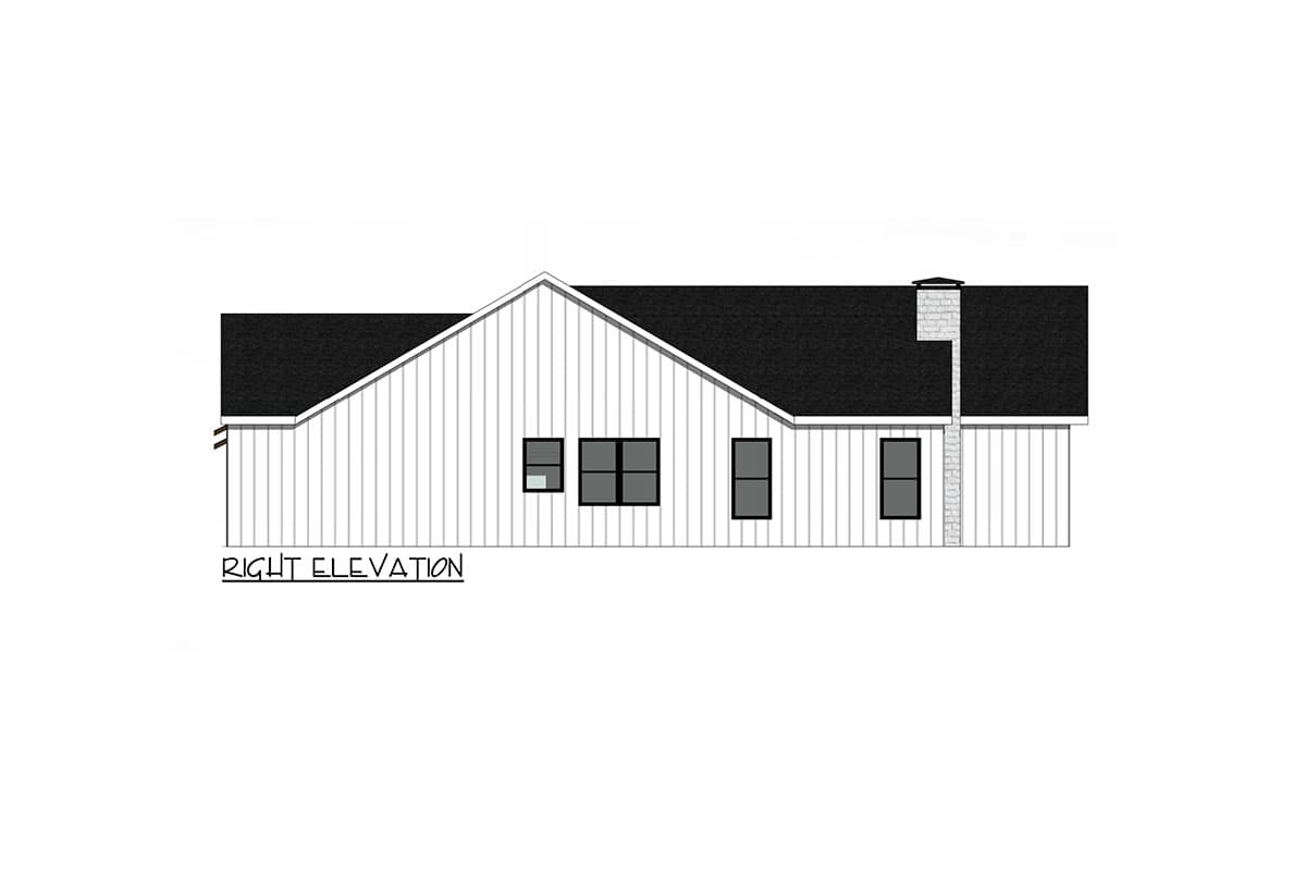 Plan 420133WNT: 2200 Square Foot New American House Plan with Flex Room - Image #7 - Country, Craftsman, Modern Farmhouse, New American