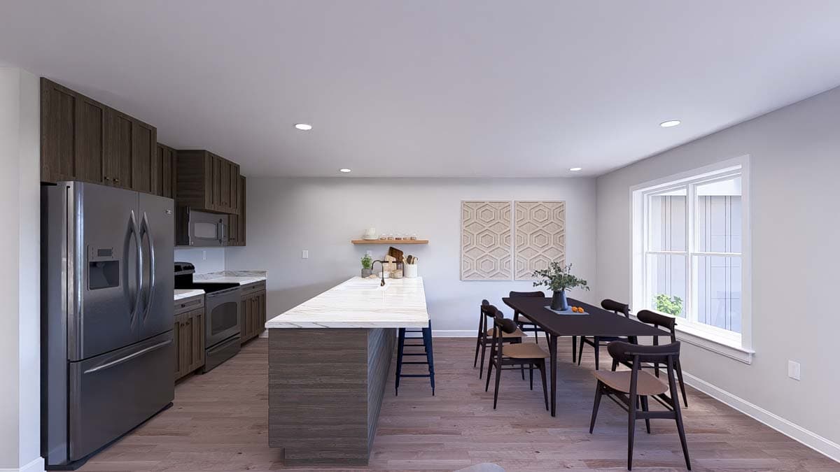 Plan 61494UT: Twin RV-Friendly Garage with 1-Bed Apartment Above - Image #8 - Contemporary, Traditional