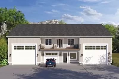 Twin RV-Friendly Garage with 1-Bed Apartment Above