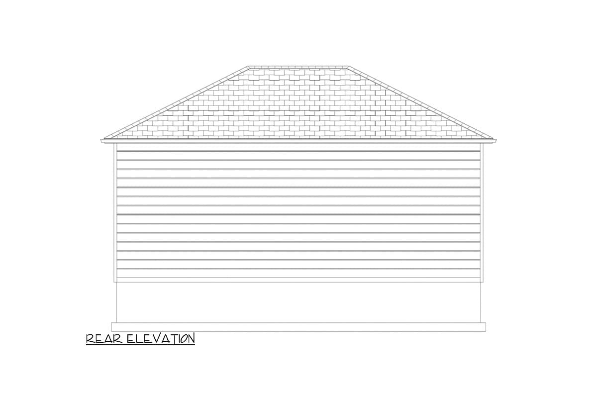 Plan 61495UT: Garage Workshop with Two 10 x 12 Bays - 1066 Sq Ft - Image #18 - Traditional