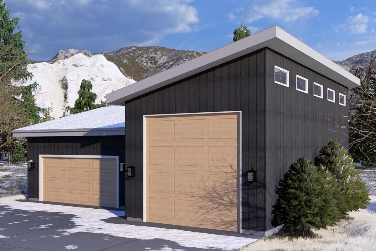 Plan 61497UT: RV- and Boat-Friendly Garage Plan with Drive-Through and ...