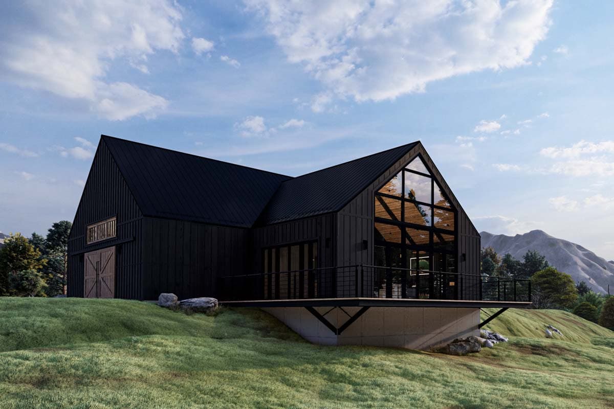 Plan 311053RMZ: Modern Northwest Garage Plan with Workshop and Oversized Den - Image #5 - Modern, Northwest