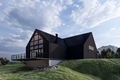 Modern Northwest Garage Plan with Workshop and Oversized Den