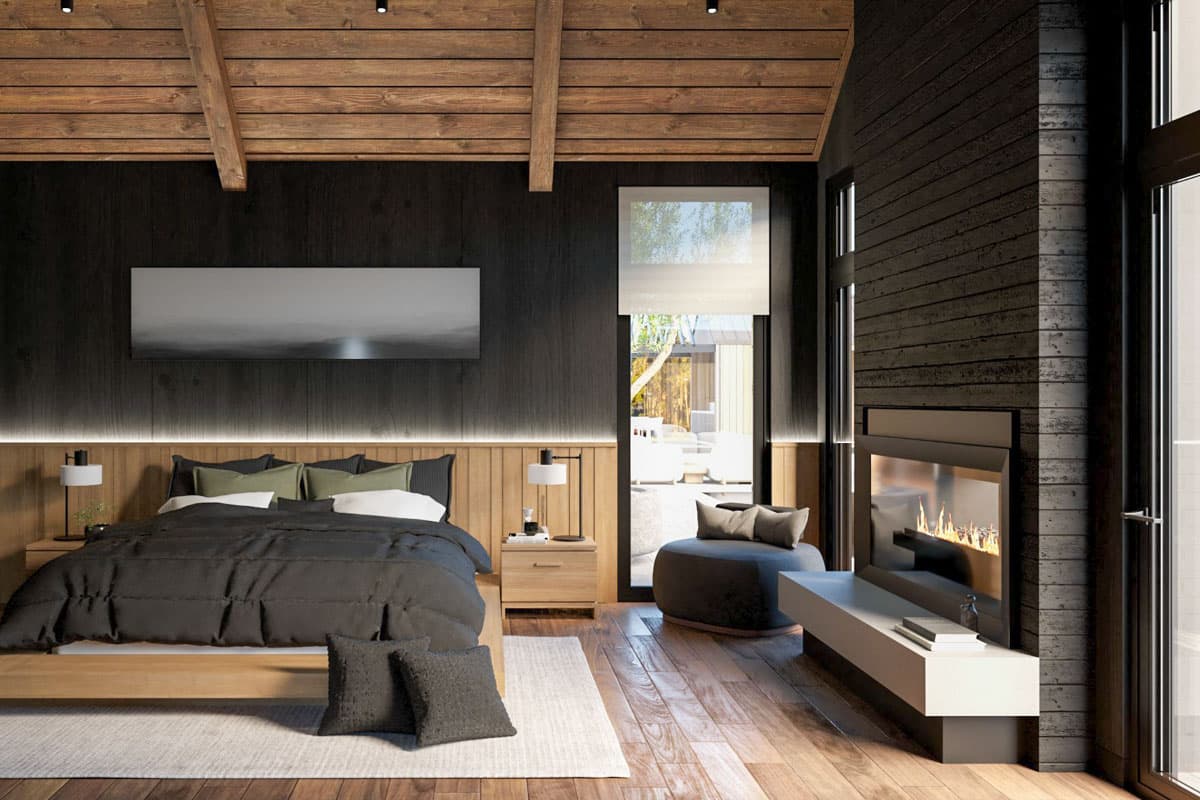 Plan 311054RMZ: One-Story House Plan with Pool House and Optional Wine Cellar - 2765 Sq Ft - Image #13 - Contemporary, Mid Century Modern, Modern, New American, Scandinavian