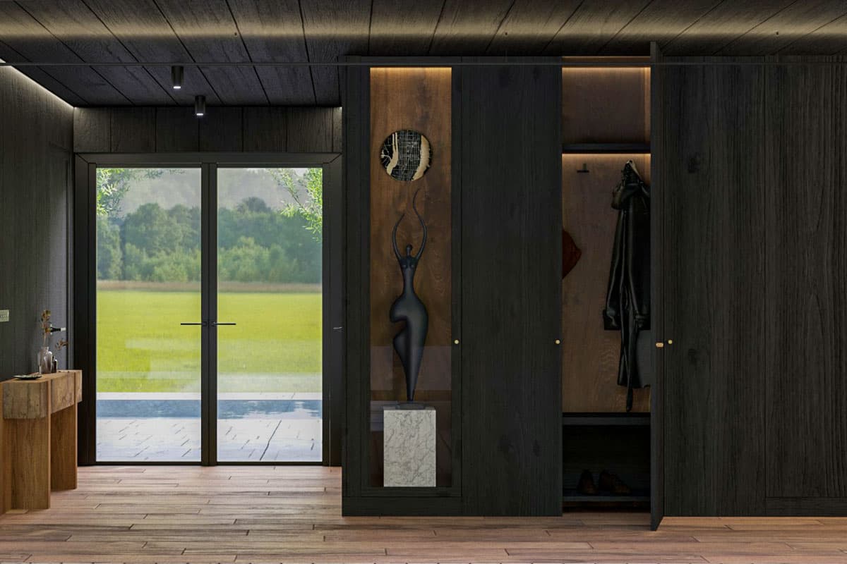 Plan 311054RMZ: One-Story House Plan with Pool House and Optional Wine Cellar - 2765 Sq Ft - Image #14 - Contemporary, Mid Century Modern, Modern, New American, Scandinavian