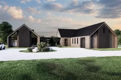 One-Story House Plan with Pool House and Optional Wine Cellar - 2765 Sq Ft