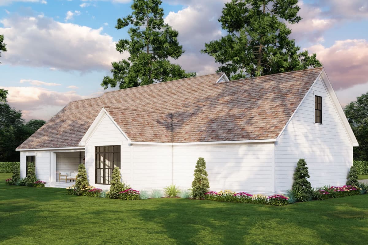 Plan 70880MK: Modern Farmhouse with Split Bed Layout and a Home Office - 1967 Sq Ft - Image #15 - Country, Modern Farmhouse, New American, Southern, Traditional