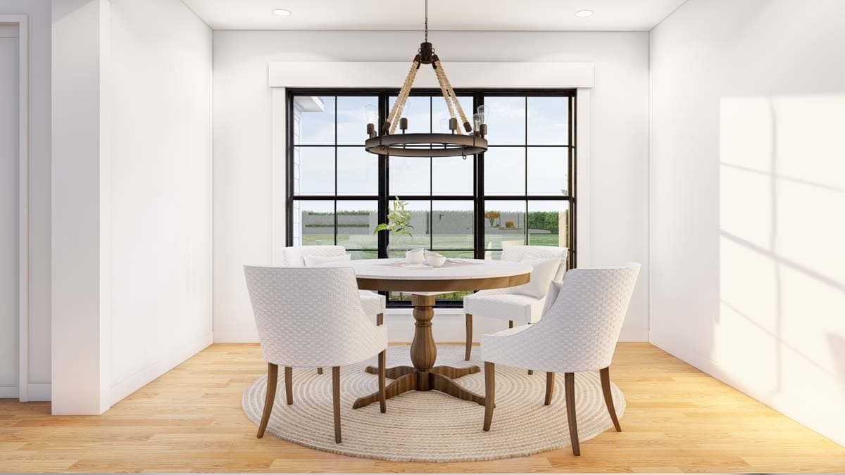 Plan 70880MK: Modern Farmhouse with Split Bed Layout and a Home Office - 1967 Sq Ft - Image #12 - Country, Modern Farmhouse, New American, Southern, Traditional