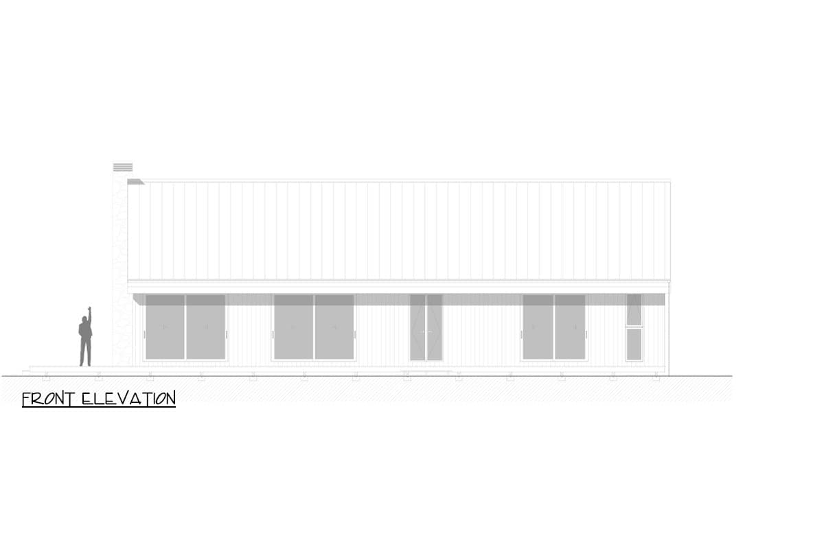 Plan 311057RMZ: 4 Bed Cabin Home Plan with Two Island Kitchen and Drive Under Garage - 2293 Sq Ft - Image #9 - Cabin, Modern, Mountain, Northwest, Ranch