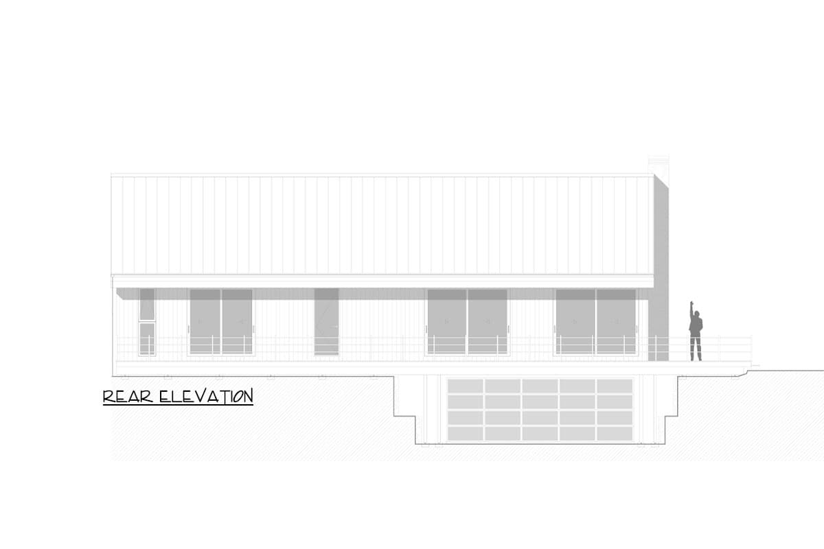 Plan 311057RMZ: 4 Bed Cabin Home Plan with Two Island Kitchen and Drive Under Garage - 2293 Sq Ft - Image #11 - Cabin, Modern, Mountain, Northwest, Ranch