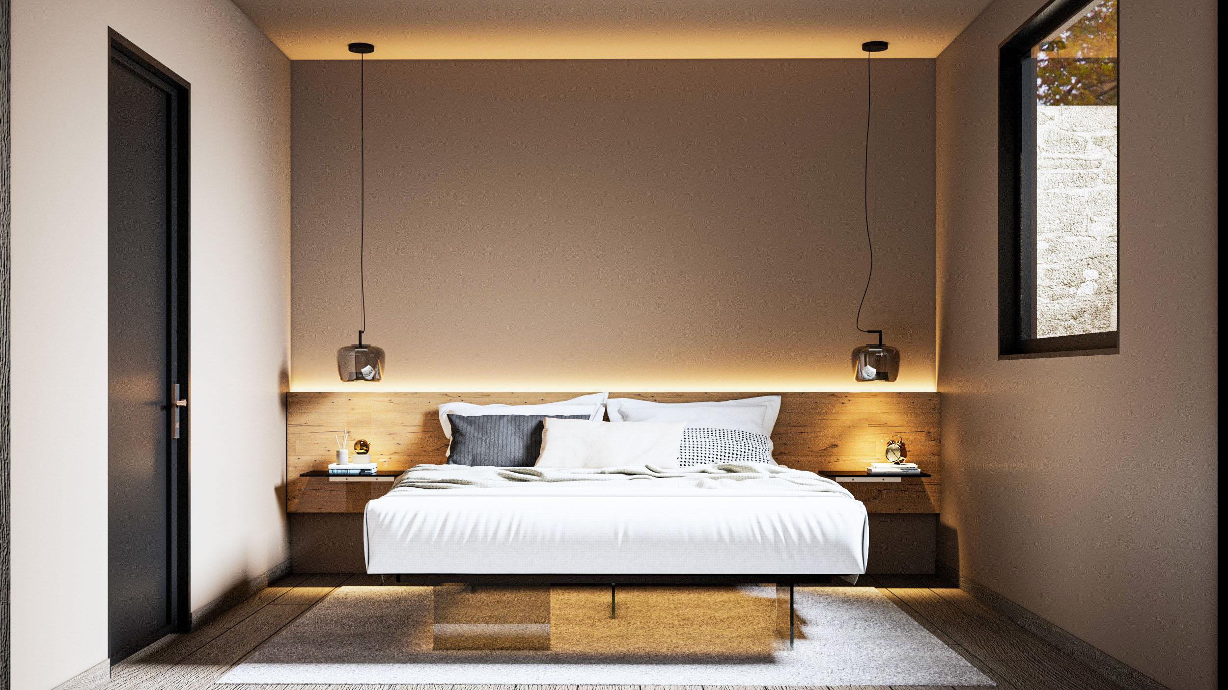 Plan 311058RMZ: 2 Story Cabin Home Plan with Wrap Around Porch and Drive Under Garage - 2290 Sq Ft - Image #9 - Cabin, Modern, Scandinavian