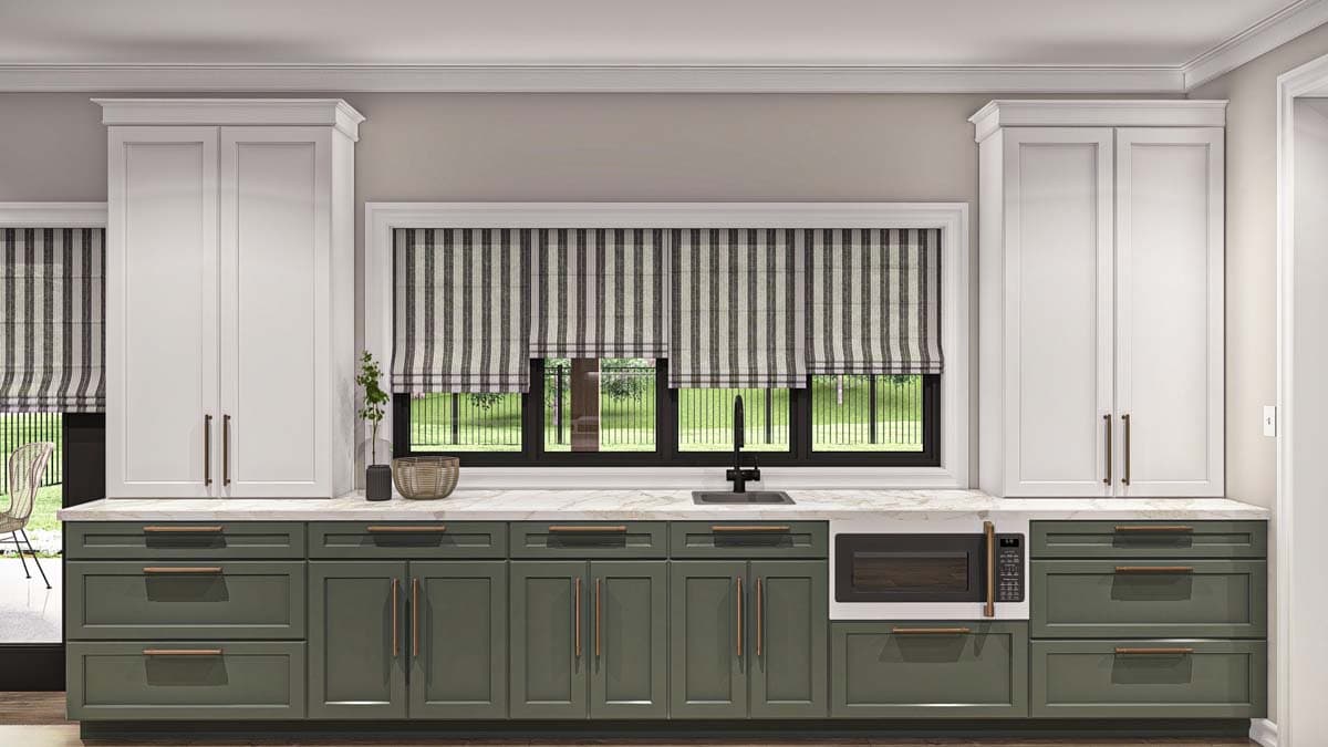 Plan 623336DJ: 4-Bedroom Transitional House Plan with Second Floor Master Suite - 3,469 Sq. Ft. - Image #10 - Modern, New American, Transitional