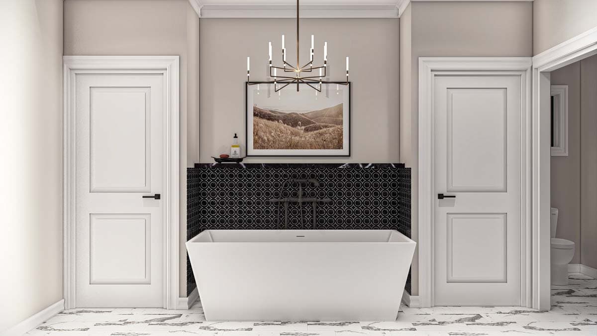 Plan 623336DJ: 4-Bedroom Transitional House Plan with Second Floor Master Suite - 3,469 Sq. Ft. - Image #17 - Modern, New American, Transitional