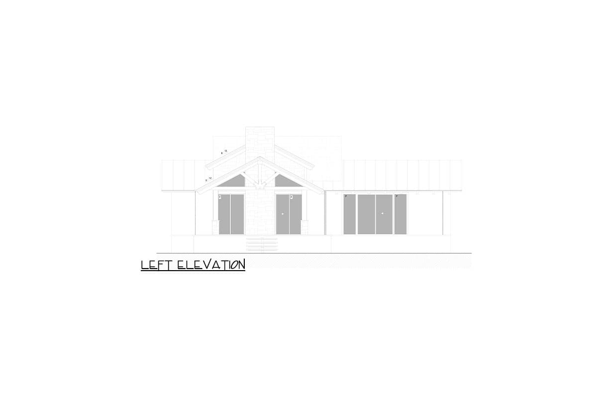 Plan 311059RMZ: 3-Bed Contemporary Home Plan with Large Outdoor Living - 2050 Sq Ft - Image #9 - Contemporary, Mid Century Modern, Modern, Mountain