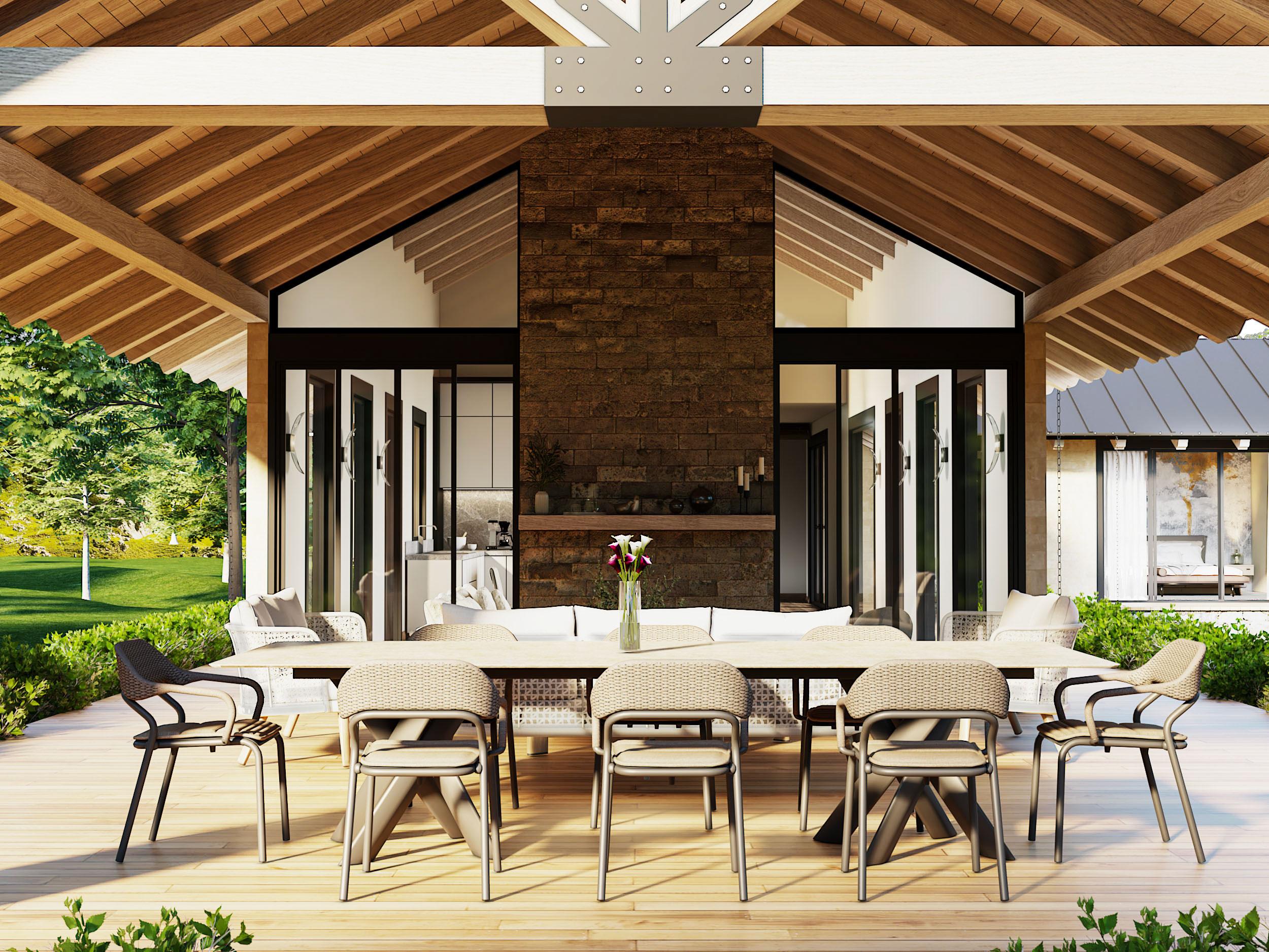 Plan 311059RMZ: 3-Bed Contemporary Home Plan with Large Outdoor Living - 2050 Sq Ft - Image #5 - Contemporary, Mid Century Modern, Modern, Mountain