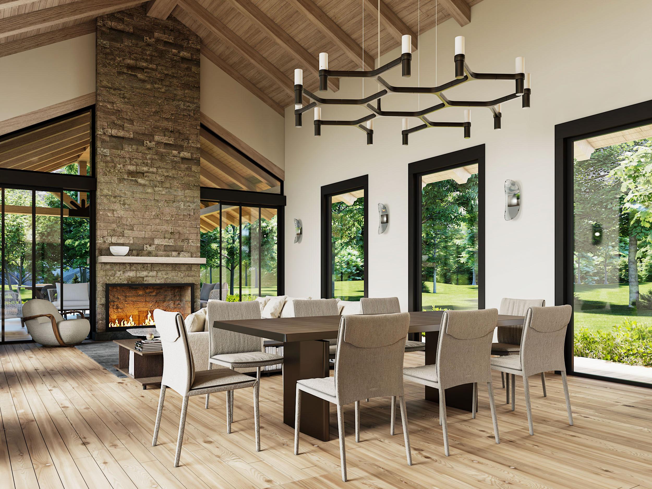 Plan 311059RMZ: 3-Bed Contemporary Home Plan with Large Outdoor Living - 2050 Sq Ft - Image #4 - Contemporary, Mid Century Modern, Modern, Mountain