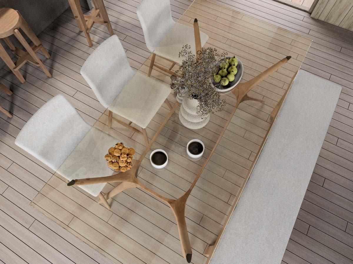 Plan 311060RMZ: 3-Bed Cabin Home Plan with Vaulted Great Room and Wrap Around Porch - 1811 Sq Ft - Image #7 - Cabin, Contemporary, Mountain, Rustic