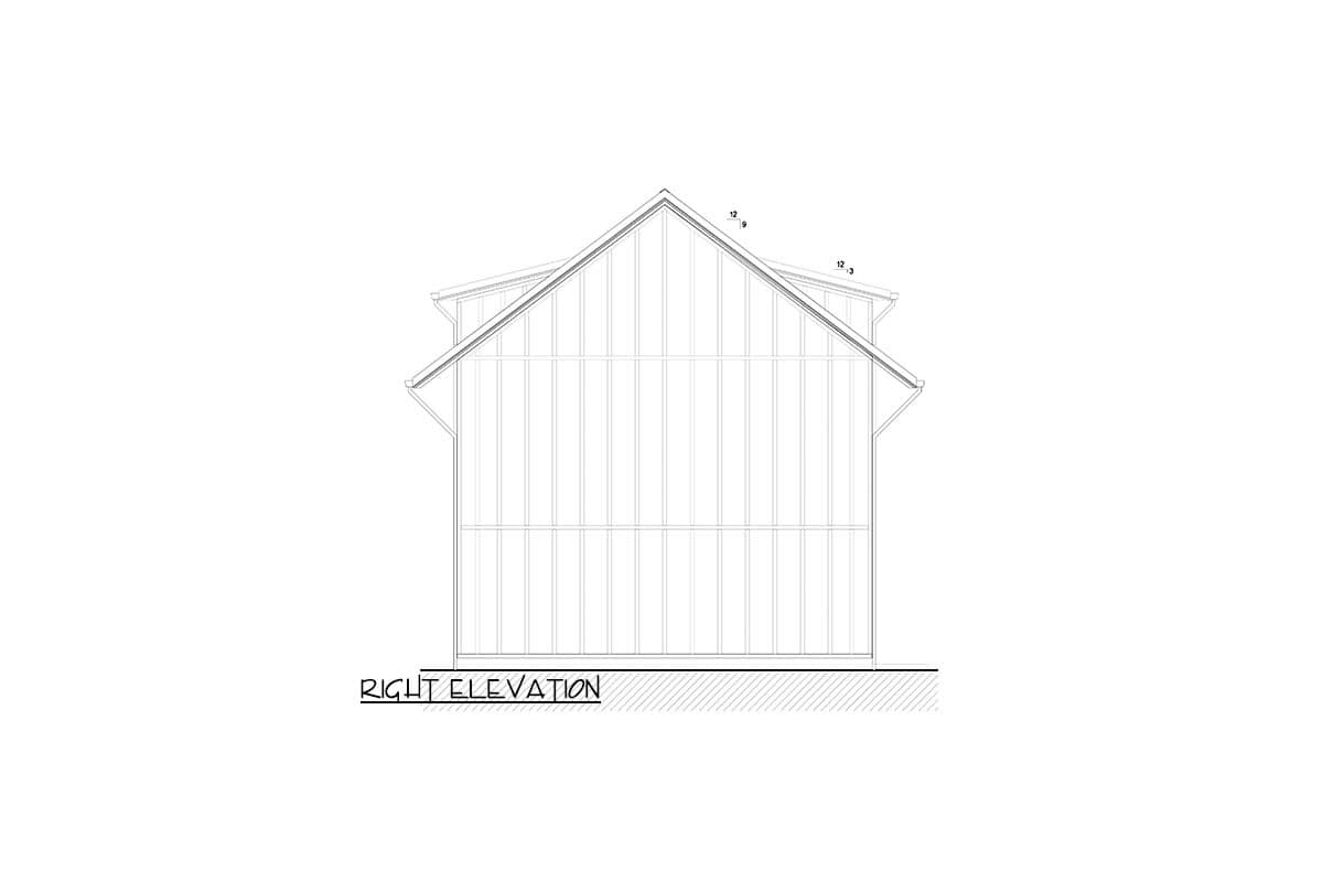 Plan 311061RMZ: Rustic 1-Bed ADU Plan with Garage Below - 765 Sq Ft - Image #10 - Carriage, Modern, Rustic
