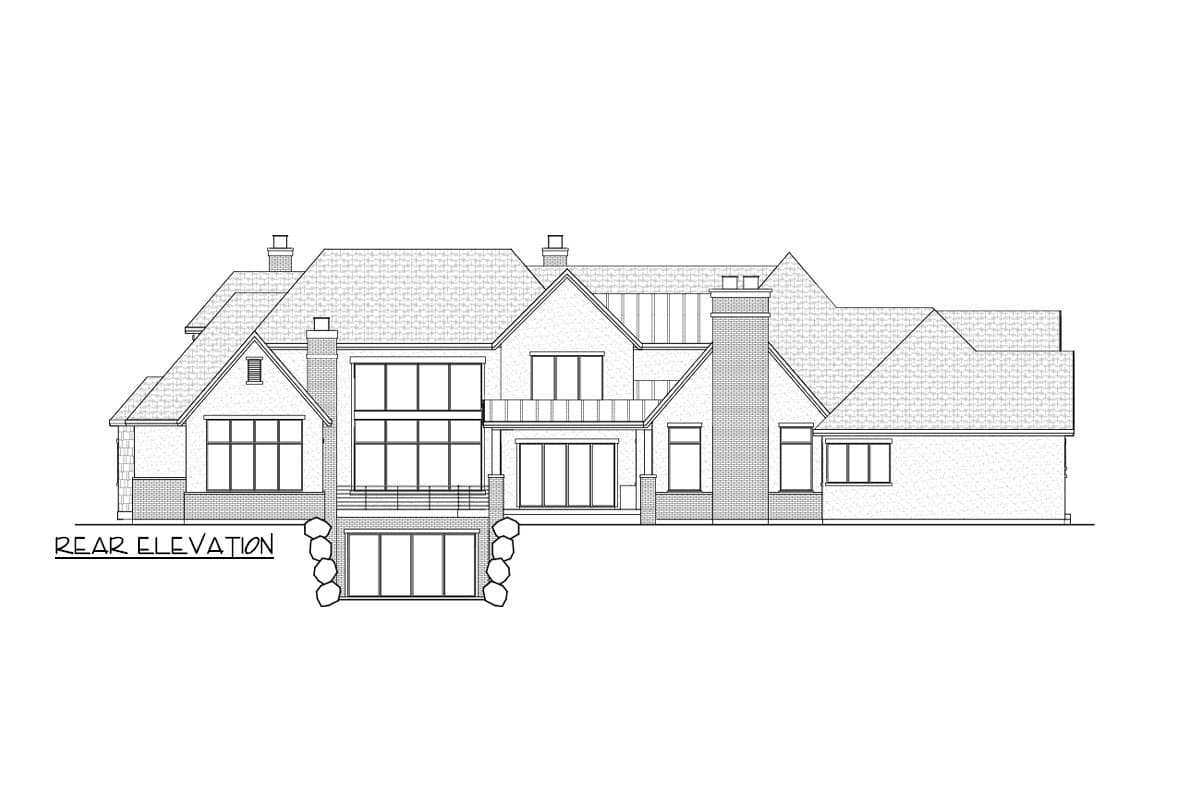 Plan 290180IY: 5-Bed Southern Traditional Home Plan with Two Story Great Room and Oversized Apartment- 7644 Sq Ft - Image #4 - Country, New American, Southern, Southern Traditional, Traditional