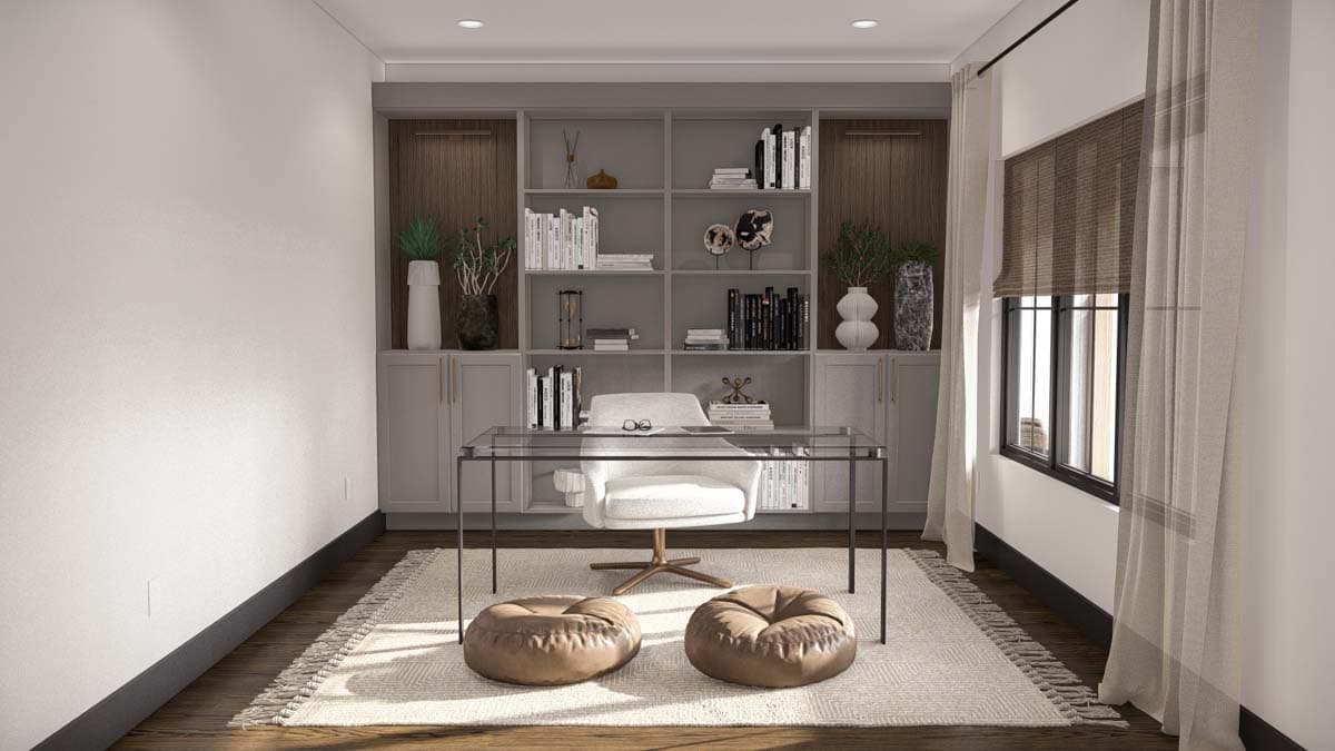 Plan 623337DJ: 4 Bed New American Craftsman Home Plan with Split Beds and Study - 3407 Sq Ft - Image #11 - Country, Craftsman, Modern Farmhouse, New American