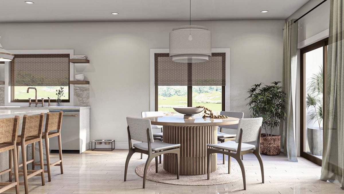 Plan 623338DJ: 2-Story Mediterranean Home Plan with Upstairs Deck - 2743 Sq Ft - Image #8 - Adobe , European, Mediterranean, Southwest, Spanish