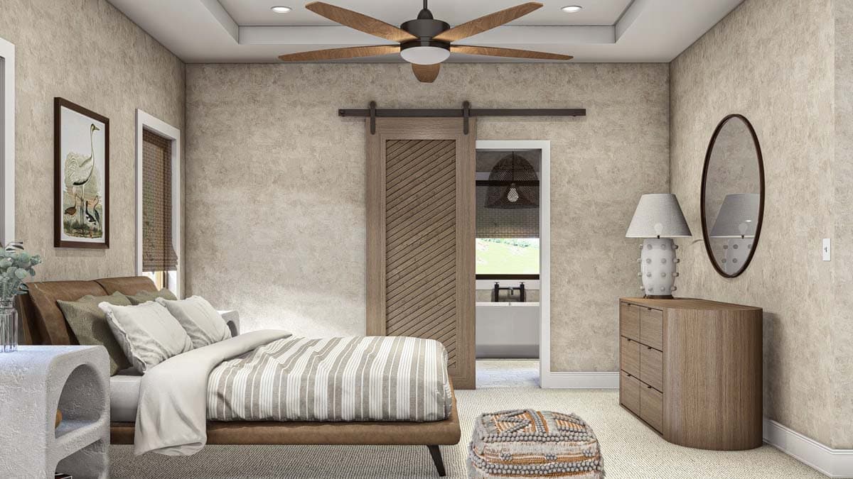 Plan 623338DJ: 2-Story Mediterranean Home Plan with Upstairs Deck - 2743 Sq Ft - Image #9 - Adobe , European, Mediterranean, Southwest, Spanish