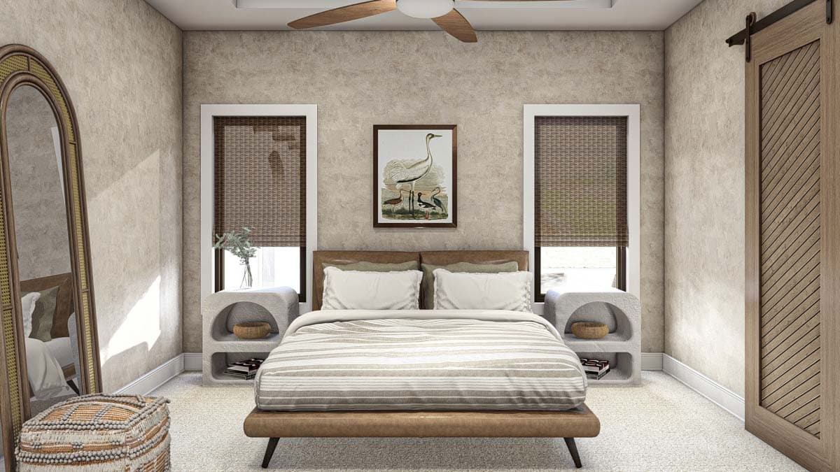 Plan 623338DJ: 2-Story Mediterranean Home Plan with Upstairs Deck - 2743 Sq Ft - Image #10 - Adobe , European, Mediterranean, Southwest, Spanish