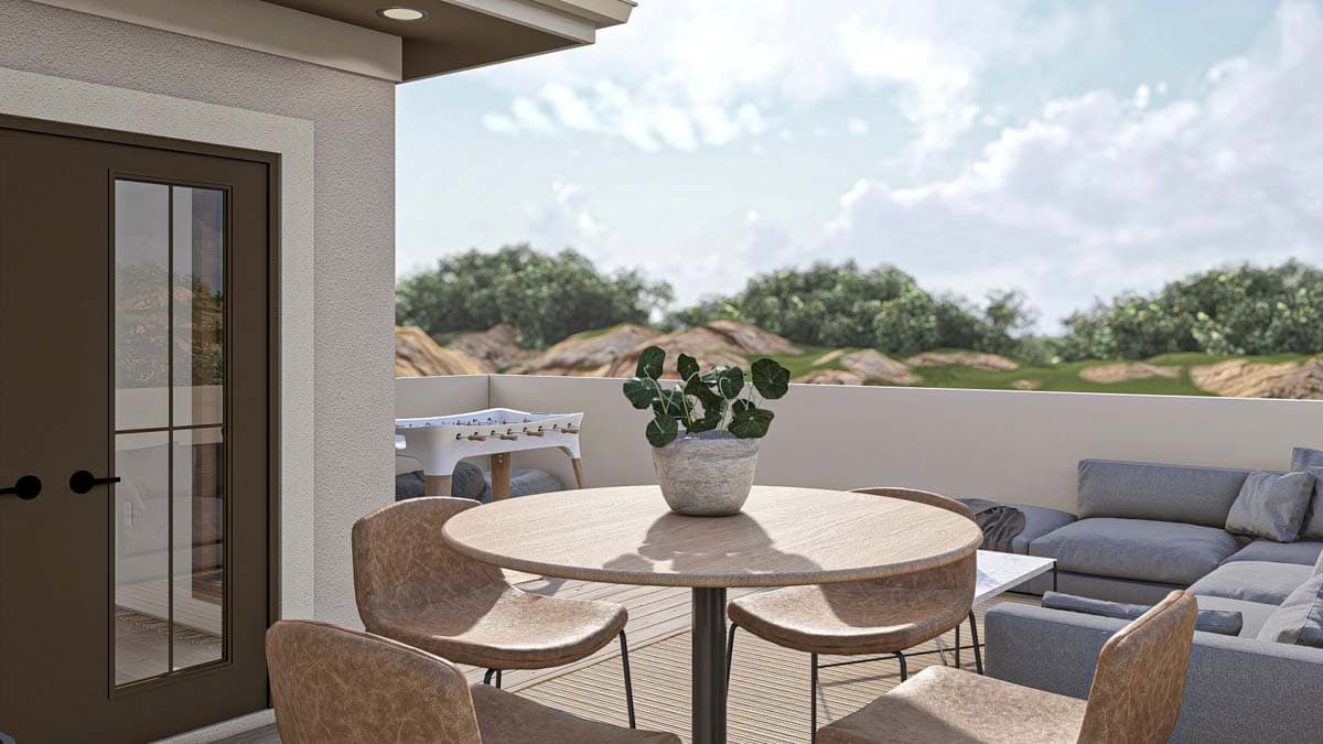 Plan 623338DJ: 2-Story Mediterranean Home Plan with Upstairs Deck - 2743 Sq Ft - Image #17 - Adobe , European, Mediterranean, Southwest, Spanish