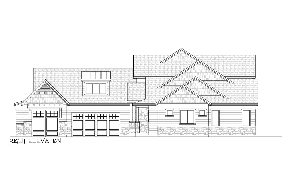 Plan 290181IY: Two Story Traditional Home Plan with Upstairs Loft - 3581 Sq Ft - Image #5 - New American, Traditional