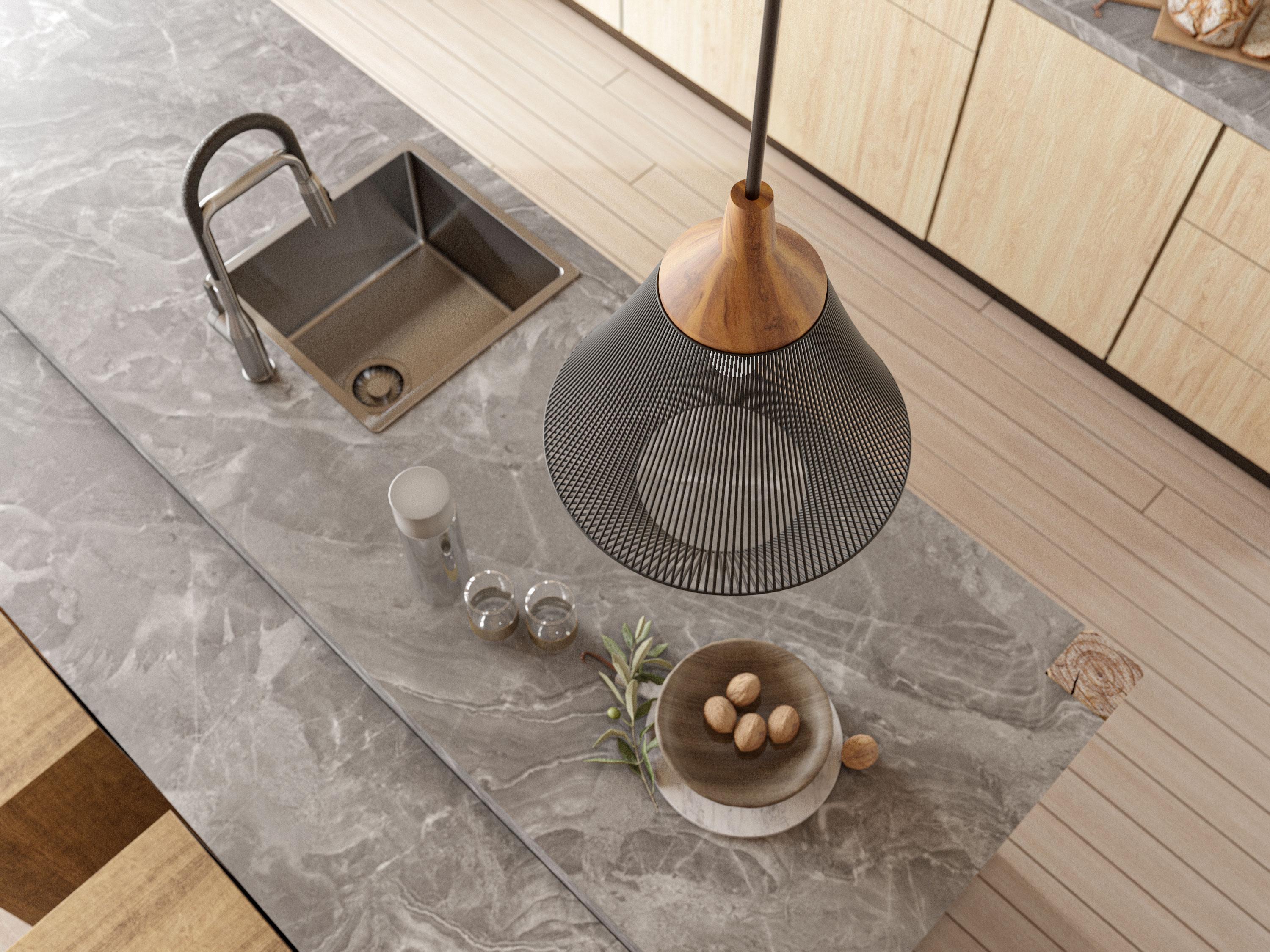 Plan 311064RMZ: Contemporary 1-Bed Home Plan with Wrap Around Porch - 763 Sq Ft - Image #6 - Cabin, Contemporary, Cottage, Modern, Vacation