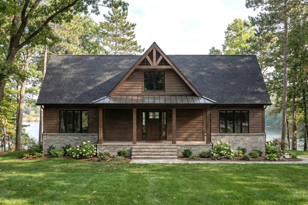 Plan image - 420140WNT:Rustic New American Home Plan with Vaulted Great Room - 1785 Sq Ft