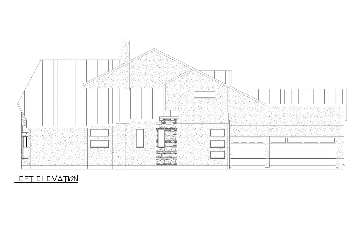 Plan 36700TX: 2-Story Contemporary Hill Country House Plan with 4 Bedrooms - 3633 Sq Ft - Image #8 - Contemporary, Hill Country, Transitional