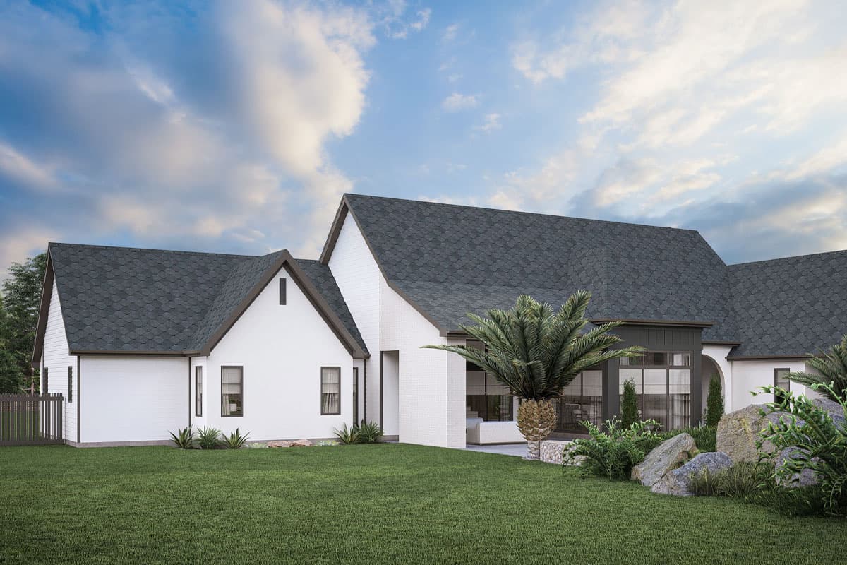 Plan 623340DJ: Transitional House Plan with 5 Bedrooms and a Safe Room - 4774 Sq Ft - Image #9 - European, French Country, Transitional