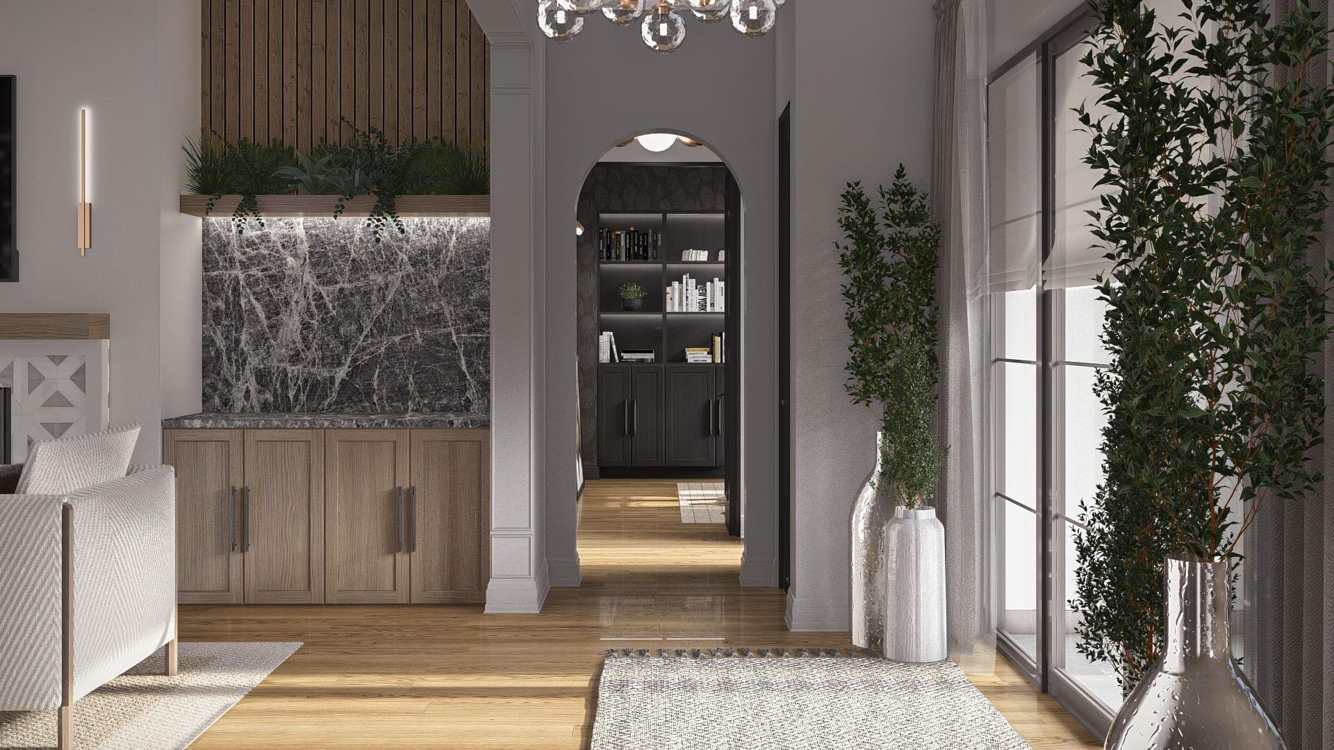 Plan 623340DJ: Transitional House Plan with 5 Bedrooms and a Safe Room - 4774 Sq Ft - Image #15 - European, French Country, Transitional