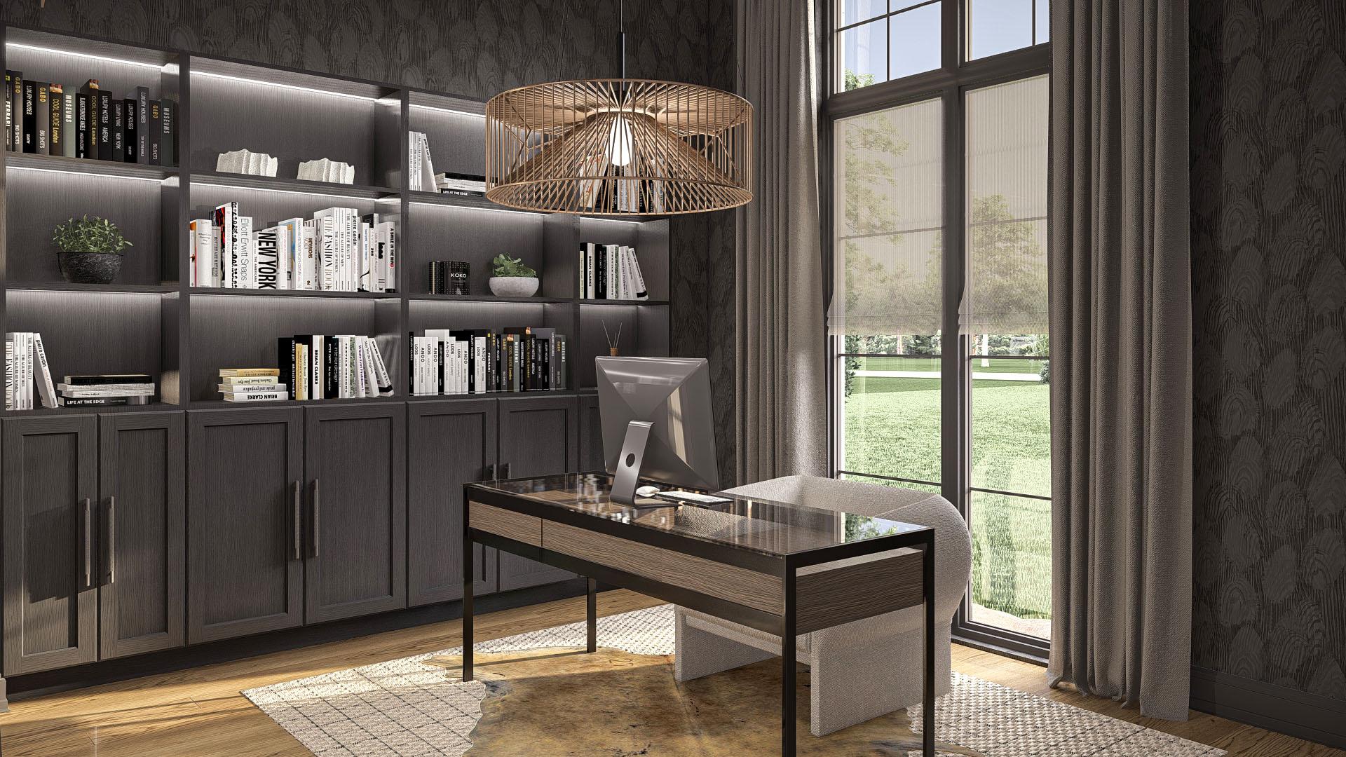 Plan 623340DJ: Transitional House Plan with 5 Bedrooms and a Safe Room - 4774 Sq Ft - Image #31 - European, French Country, Transitional