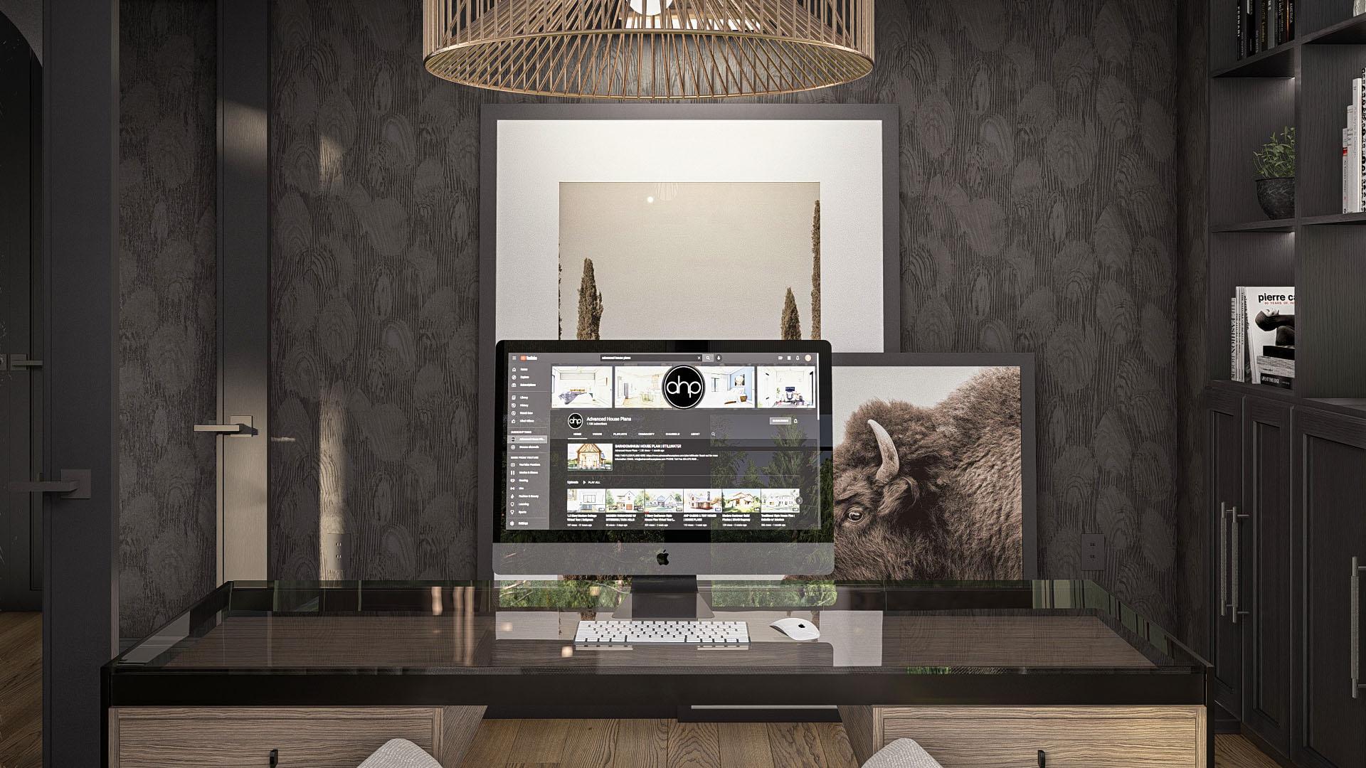 Plan 623340DJ: Transitional House Plan with 5 Bedrooms and a Safe Room - 4774 Sq Ft - Image #32 - European, French Country, Transitional